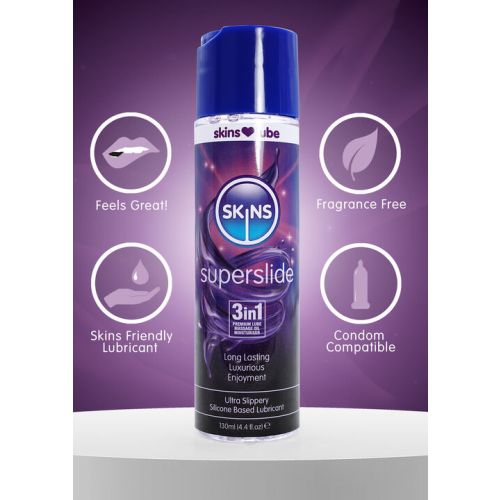 Skins Superslide Silicone-Based Lubricant - 130ml