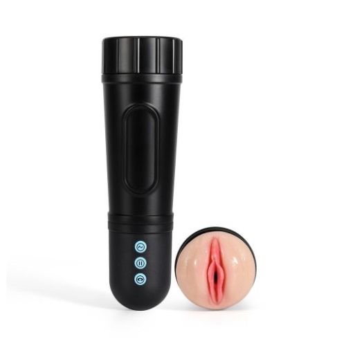 ADDAX – Hands Free Male Masturbator & Vibrating Penis Sleeve