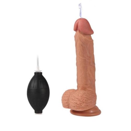 DEAL Squirting Realistic Suction Cup Dildo 6 Inch