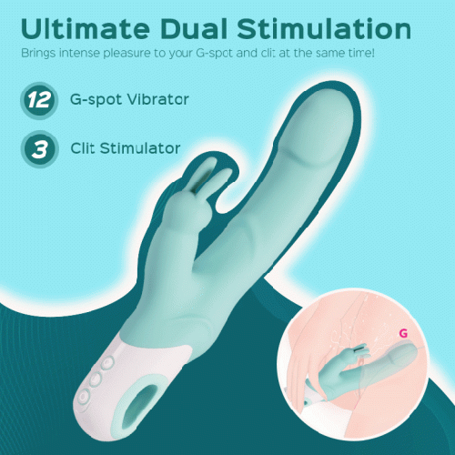 Salty Bunny – G-spot and Clit Stimulator Rabbit Vibrator 
