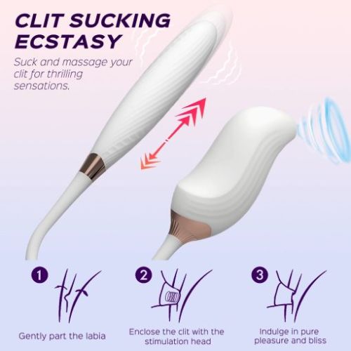 Vicky – Clit Sucking Stimulator Pulsating G-spot Vibrator