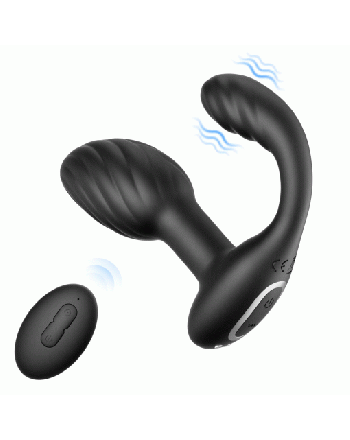 Harper – Vibrating & Rotating Butt Plug Anal Vibrator with Remote Control