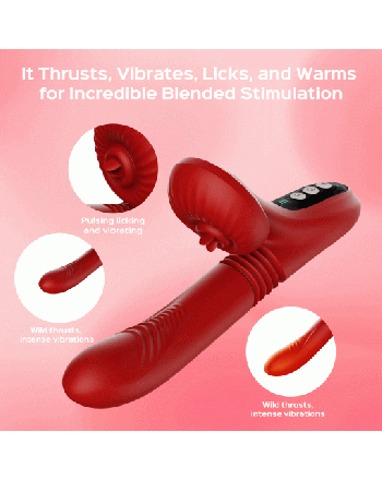 Benny Blaze – Clit Licking & Warming Thrusting Rabbit Vibrator